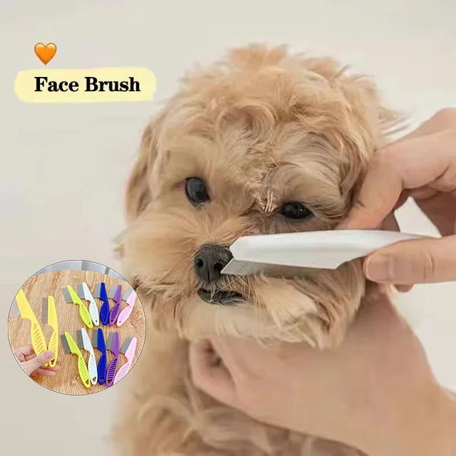 Stainless steel flea comb for pet hair