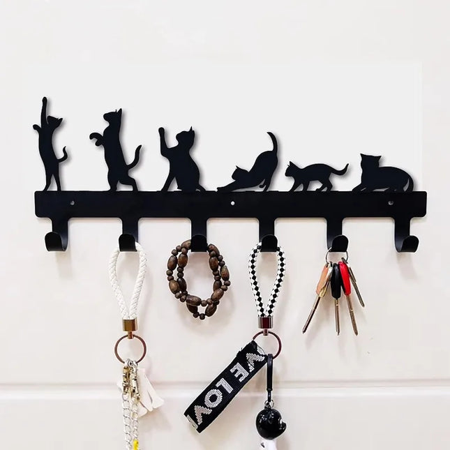 Wall key holders in various designs