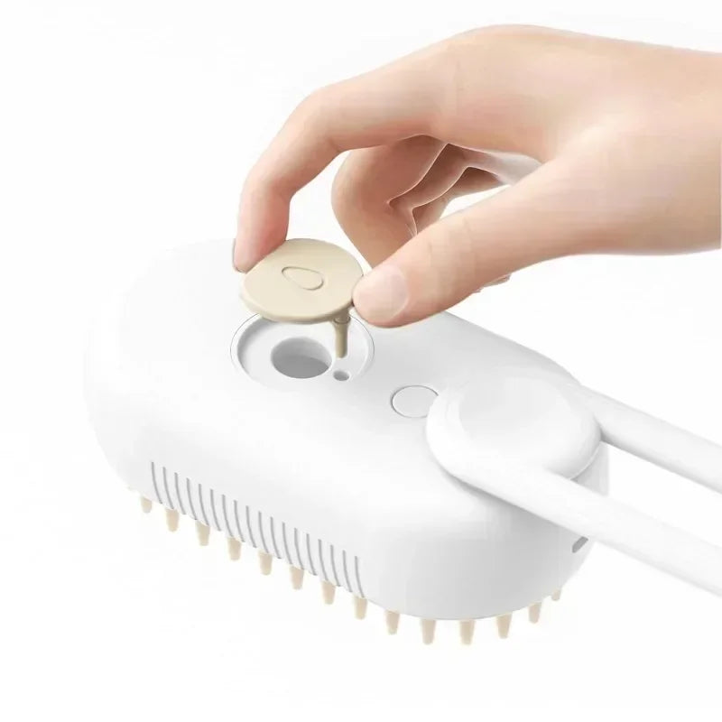 Cepillo eléctrico con vapor para perros y gatos 3 en 1HigieneAnimals & Pet Supplies > Pet Supplies > Pet Grooming Supplies > Pet Combs & Brushes > Deshedders