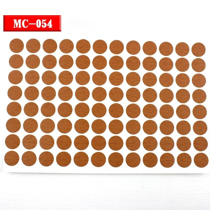 Cubiertas adhesivas para tornillos de madera pack 96 unidades 15mmProtectores para muebles