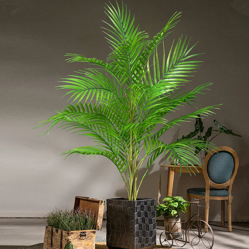 Planta artificial de palma tropical | 50-88 cm | hojas verdes realistas sin maceta para decoración de hogar, oficina y jardínPlantas artificialesHome & Garden > Decor > Artificial Flora > Artificial Non-Flowering Plants