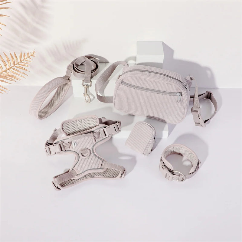 Conjunto de pana de diseño para perrosArnesesAnimals & Pet Supplies > Pet Supplies > Pet Collars & Harnesses > Harnesses