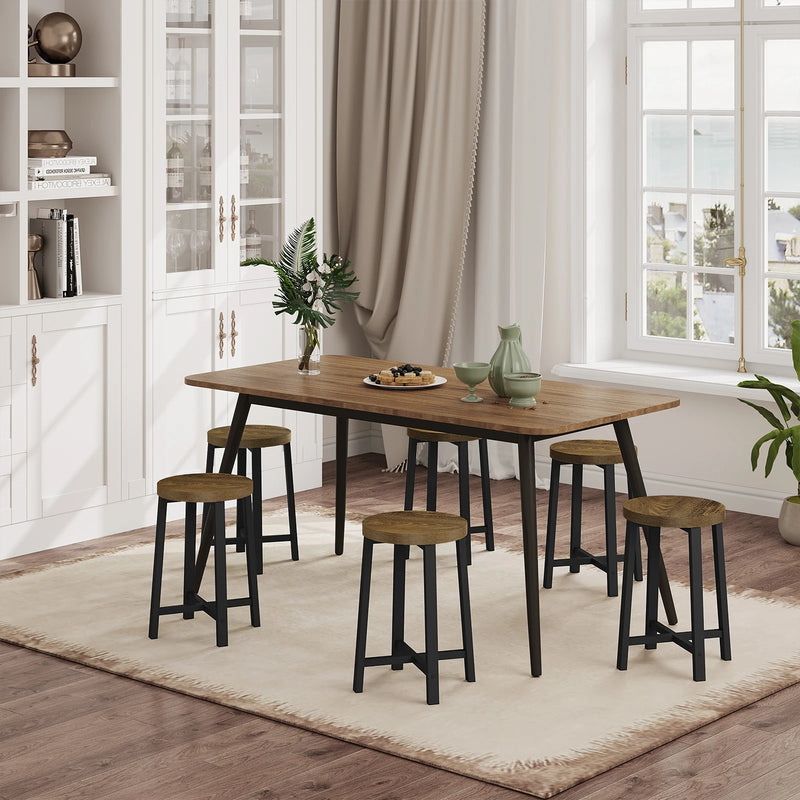 Set de 2 sillas estilo industrial con patas metálicasSillasFurniture > Chairs > Table & Bar Stools > Bar Stools