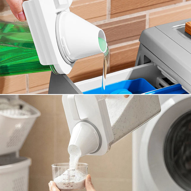 Airtight laundry detergent dispenser 3 sizes