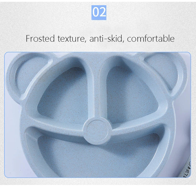 Set de plato y cubiertos de ososPlatos infantilesBaby & Toddler > Nursing & Feeding > Feeding Essentials > Flatware Sets