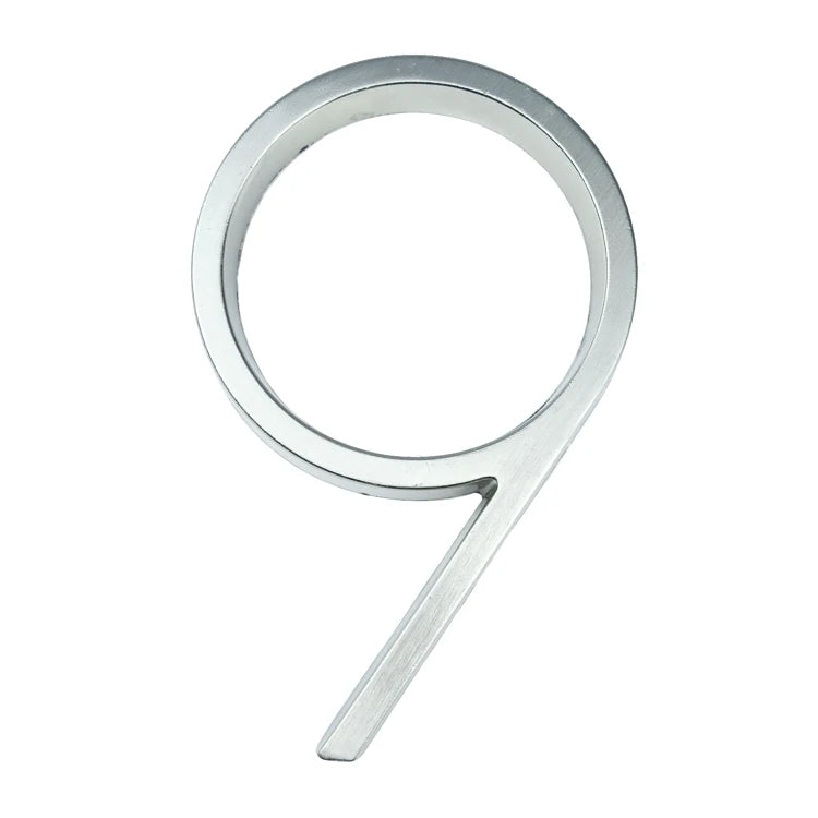 Números y letras flotantes para casasNúmeros