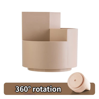 Support de rangement rotatif à 360° pour pinceaux de maquillage, 5  emplacements pour décoration de