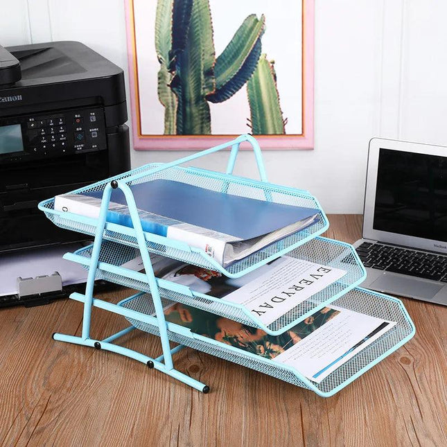 3 Tier Office File Tray