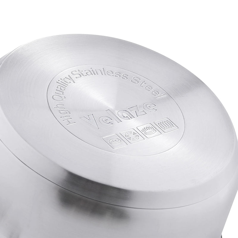 Juego de ollas y sartenes de acero inoxidable 12 piezas con tapas de cristal | Compatible con inducciónOllasHome & Garden > Kitchen & Dining > Cookware & Bakeware > Cookware > Cookware Sets