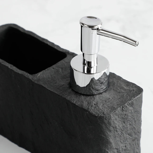 Dispensador de jabón con esponja | Diseño roca negra imitación, para cocina y bañoDispensadores de jabónHome & Garden > Bathroom Accessories > Soap & Lotion Dispensers