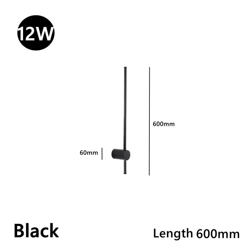 Lámpara de pared giratoria LED minimalistaLámparas de paredHome & Garden > Lighting > Lighting Fixtures > Wall Light Fixtures