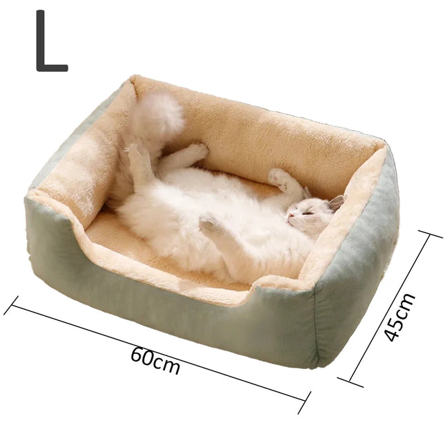 Square pet bed