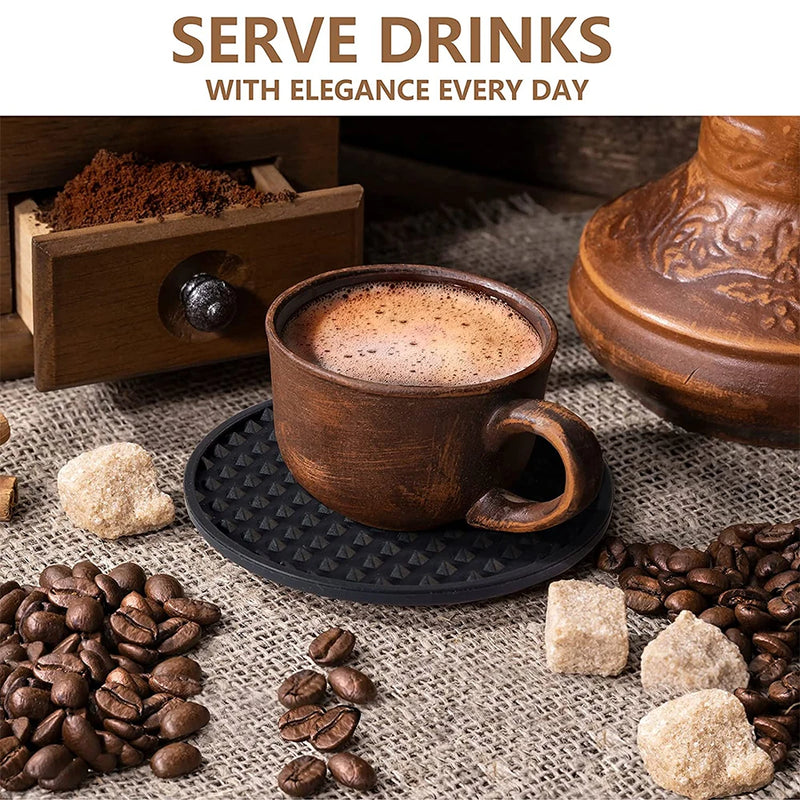 Set posavasos de silicona con soporte, 6 unidadesPosavasosHome & Garden > Kitchen & Dining > Barware > Coasters