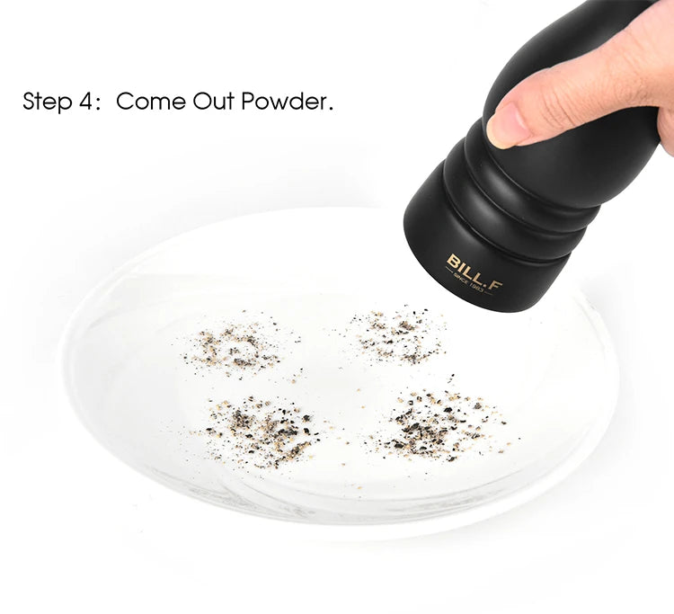 Juego de 2 piezas de molinillo de sal y pimienta de madera con rotor de cerámica ajustableEspecierosHome & Garden > Kitchen & Dining > Kitchen Tools & Utensils > Spice Grinders