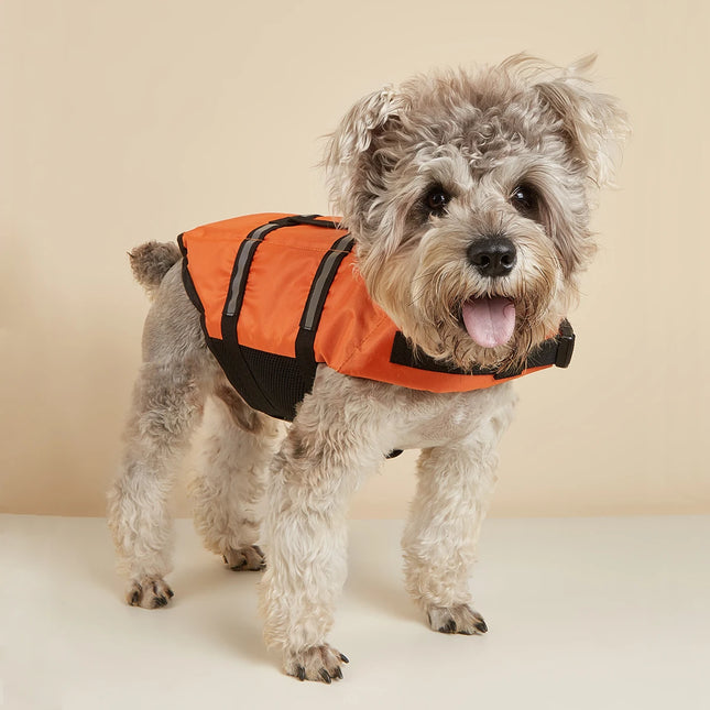 Gilet de sauvetage réfléchissant réglable pour chien