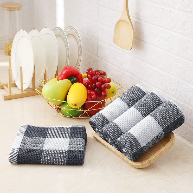 Paño de cocina absorbente pack 4/6 Uds