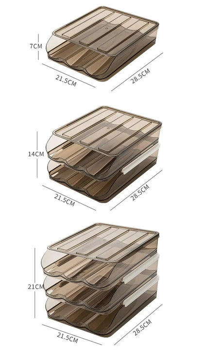 Multi-layer removable egg box