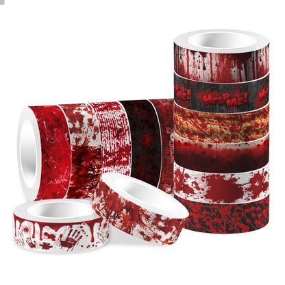 Rollos de cinta washi transparentes para Halloween