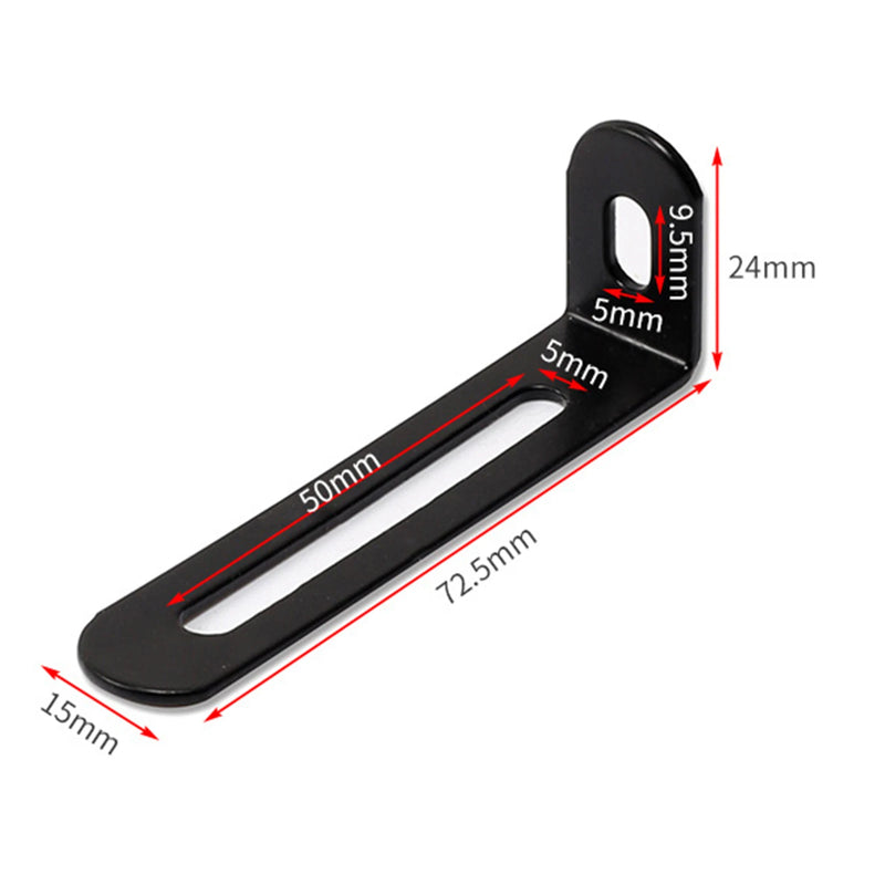 Juego de 4 soportes angulares ajustables en forma de LSoportesHardware > Hardware Accessories > Brackets & Reinforcement Braces