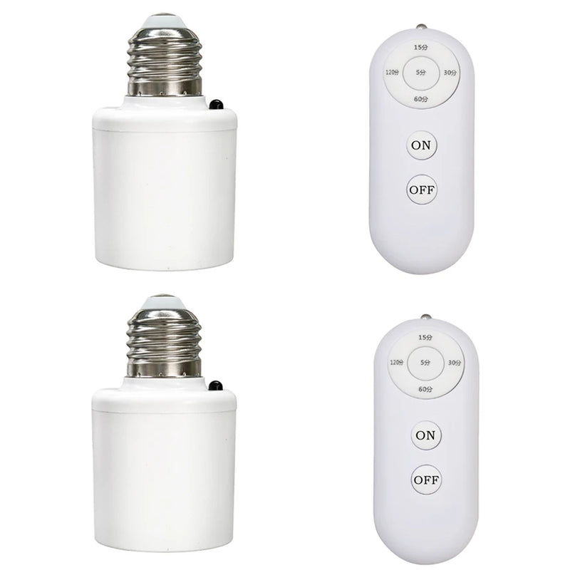 Portalámparas E27 con temporizador y control remoto inalámbricoPortalámparasHome & Garden > Lighting