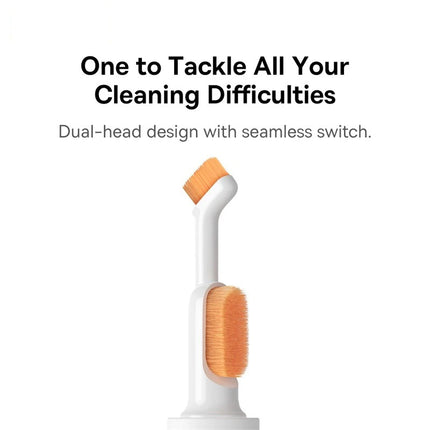 Headphone cleaning brush