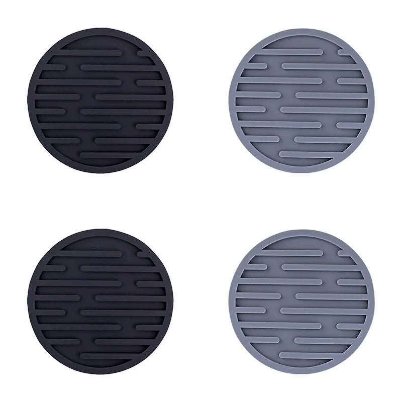 Set de 4 posavasos redondos de silicona antideslizantes de 10 cmPosavasosHome & Garden > Kitchen & Dining > Barware > Coasters