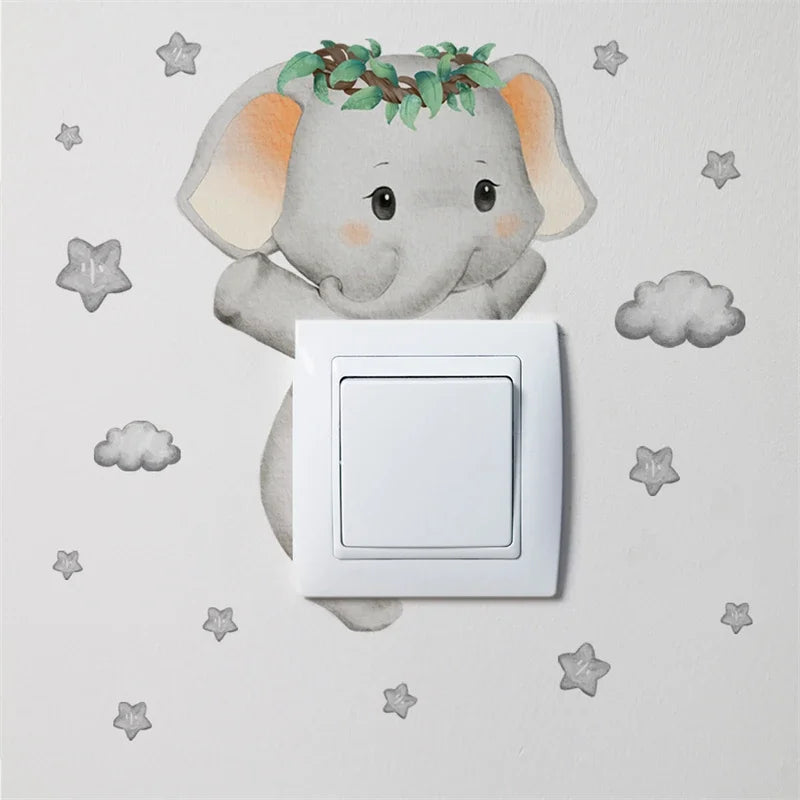 Pegatina para interruptor de animales de dibujosAdhesivos