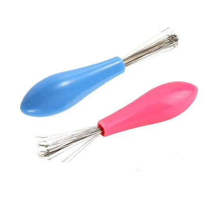 Brosse nettoyante pour cheveux avec poignée