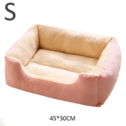 Square pet bed