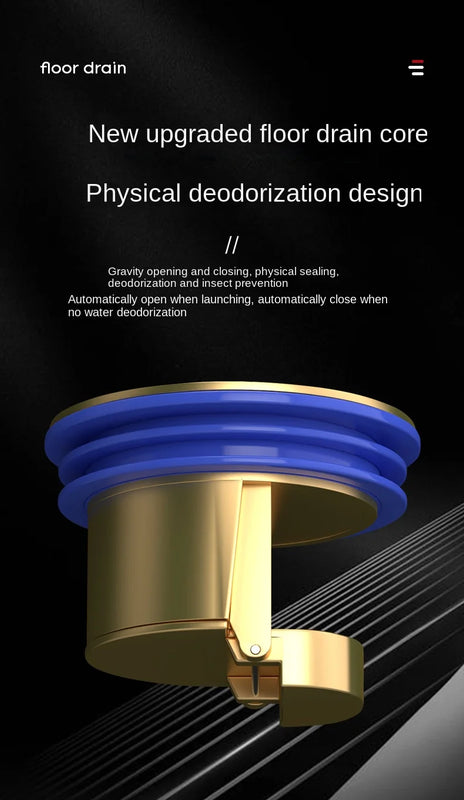 Desagüe de suelo rectangular de acero inoxidable color grisDesagües
