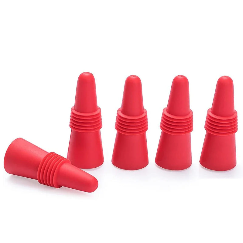 Set de 5 tapones de silicona para botellas – reutilizables, antifugas y multiusosTaponesHome & Garden > Kitchen & Dining > Barware > Bottle Caps > Screw-On Bottle Caps