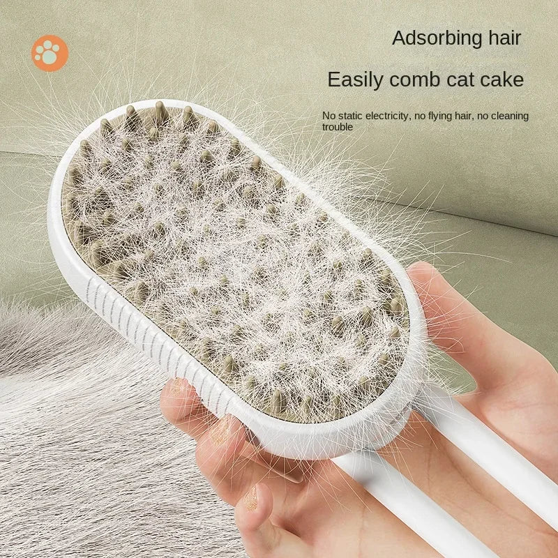 Cepillo eléctrico con vapor para perros y gatos 3 en 1HigieneAnimals & Pet Supplies > Pet Supplies > Pet Grooming Supplies > Pet Combs & Brushes > Deshedders