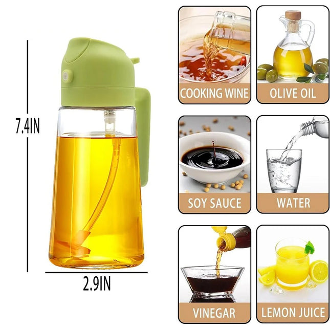 2 in 1 spray bottle for cooking