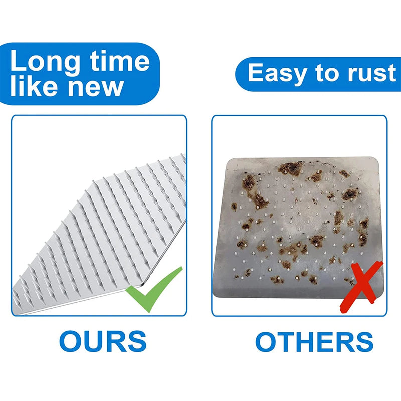 Plato rociador de baño con efecto lluvia, acero inoxidable, alta presiónCabezales de duchaHardware > Plumbing > Plumbing Fixture Hardware & Parts > Shower Parts > Shower Heads