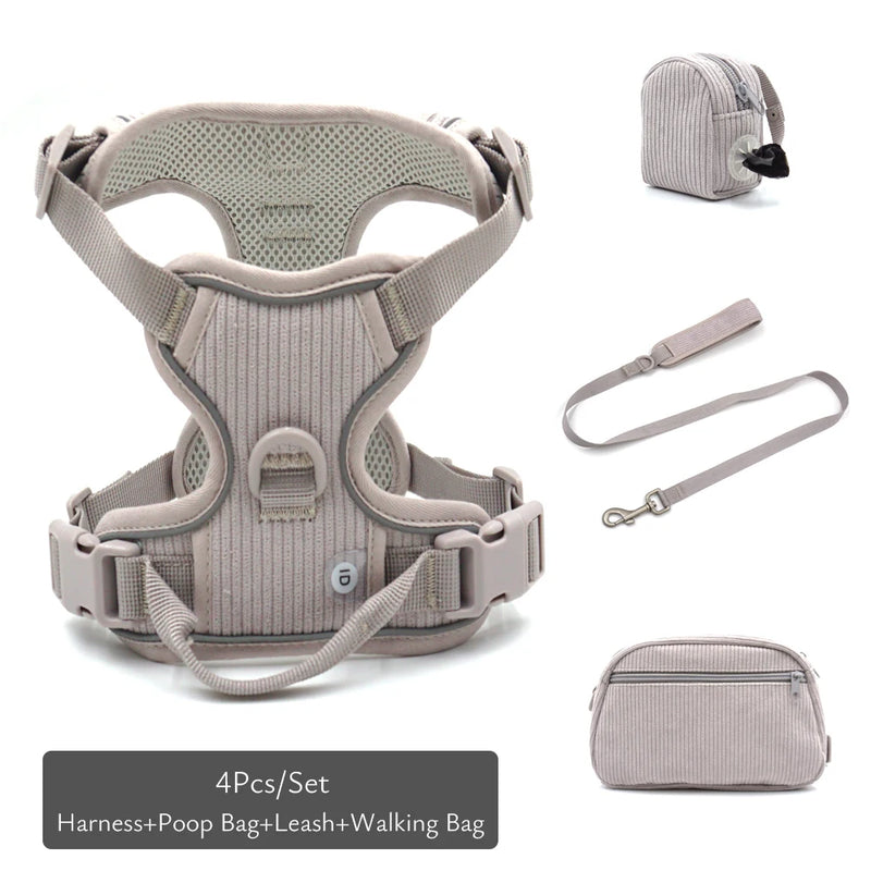 Conjunto de pana de diseño para perrosArnesesAnimals & Pet Supplies > Pet Supplies > Pet Collars & Harnesses > Harnesses