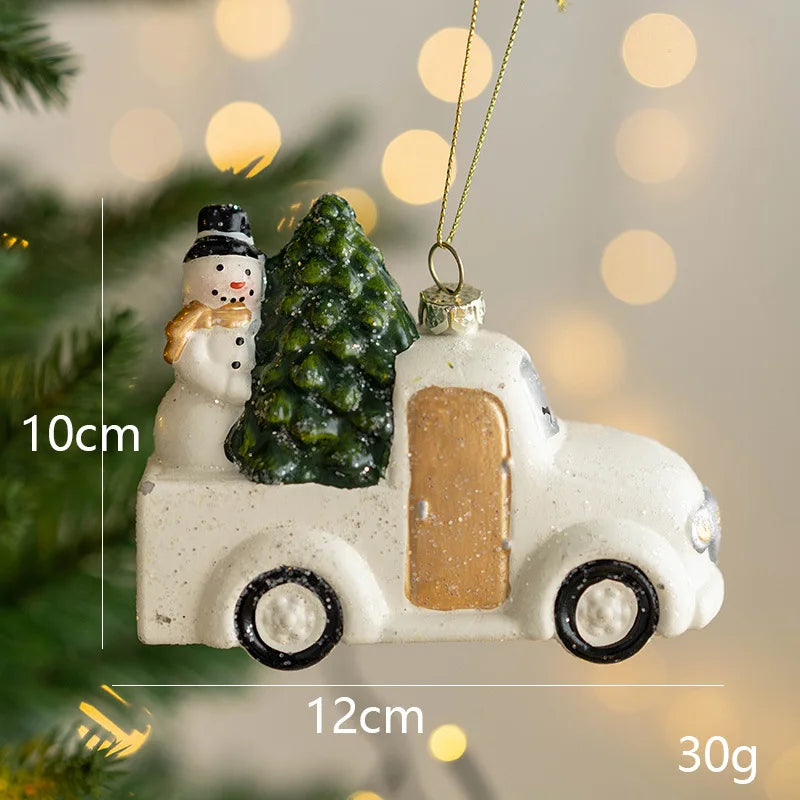 Colgante decorativo para el árbol con motivos navideños