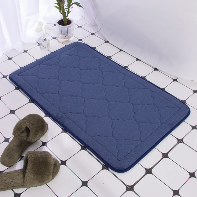 Alfombrilla de baño con estampado geométrico