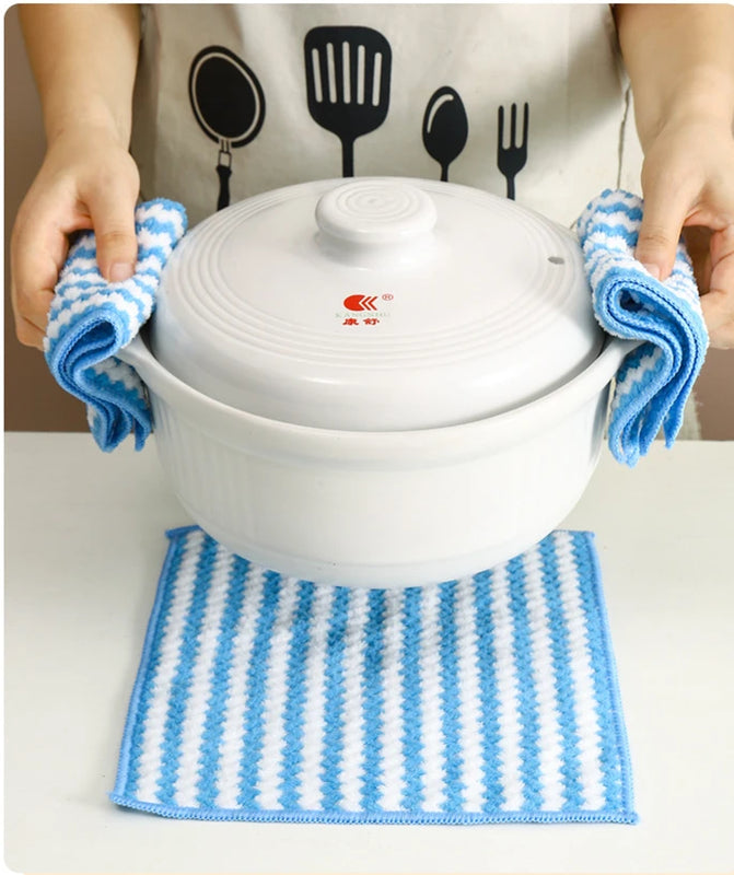 Paño de cocina de microfibra absorbente pack 5 unidadesPaños