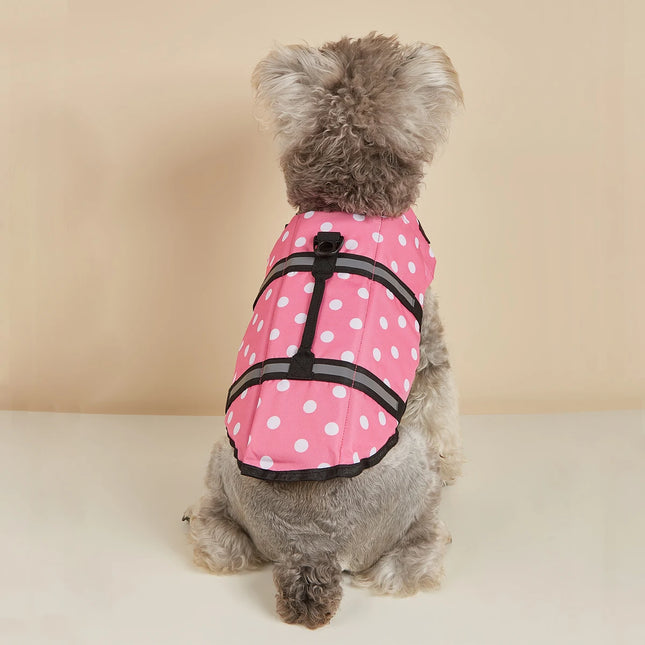 Gilet de sauvetage réfléchissant réglable pour chien