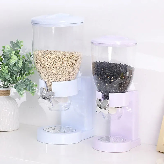 Vertical mechanical food dispensers