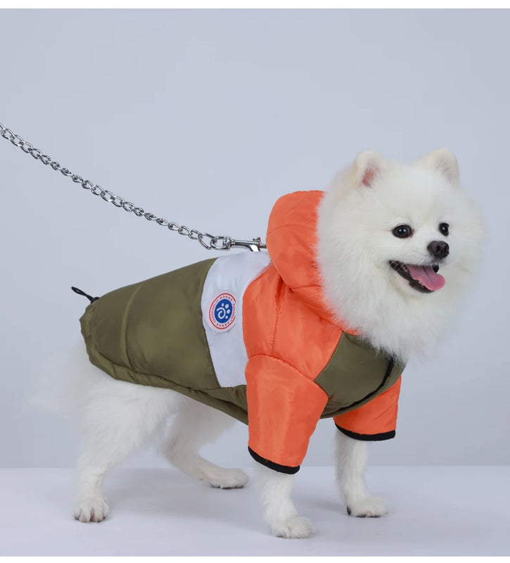 Chaqueta multicolor de invierno cálida e impermeable para perrosRopaAnimals & Pet Supplies > Pet Supplies > Pet Apparel > Pet Coats