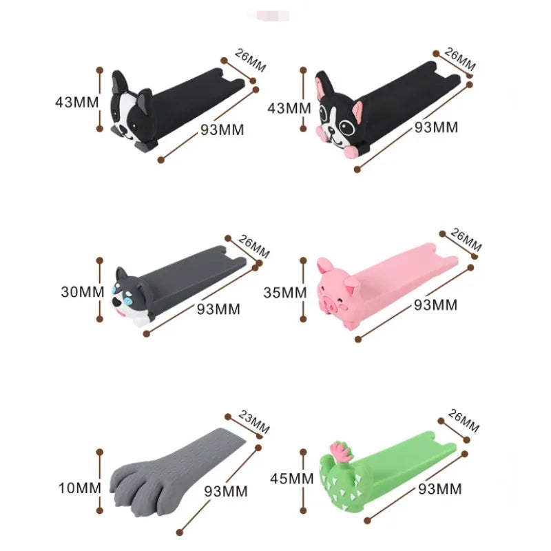 Tope de puerta de cuña de dibujos animados de siliconaTopes de puertaHardware > Building Materials > Door Hardware > Door Stops