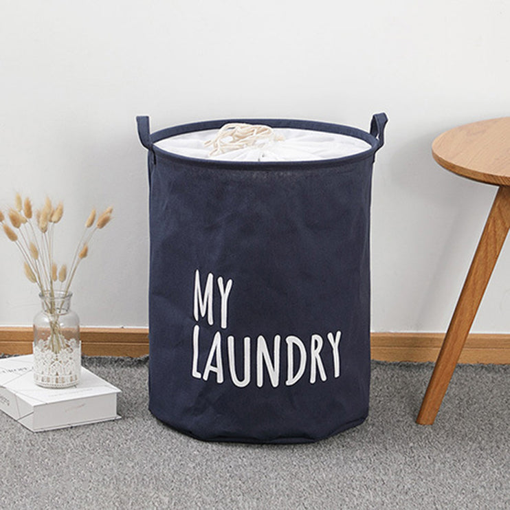 Foldable Waterproof Cotton Linen Basket