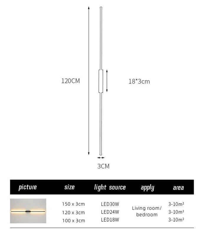 Lámpara de pared moderna LEDLámparas de paredHome & Garden > Lighting > Lighting Fixtures > Wall Light Fixtures
