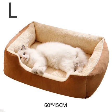 Square pet bed