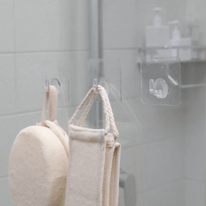 Soportes multiusos de PVC sin perforaciones pack 10 unidadesSoportes