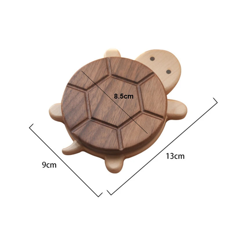 Posavasos con forma de tortuga en madera de nogal, decorativo y aislantePosavasosHome & Garden > Kitchen & Dining > Barware > Coasters