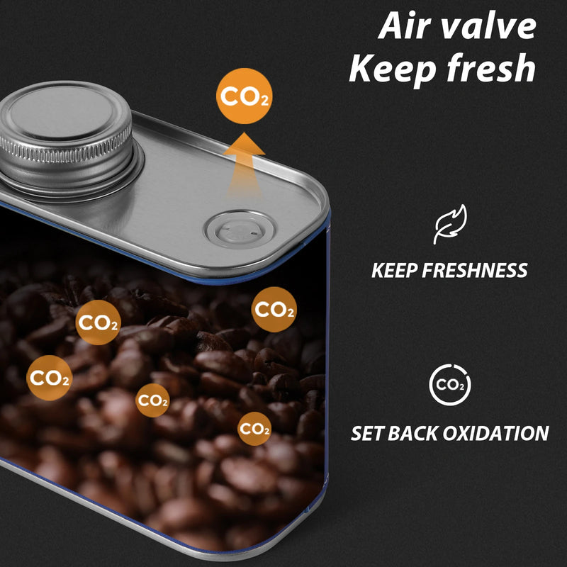 Recipiente hermético de 600 ml con válvula metálica y bolsa de filtroRecipientesHome & Garden > Kitchen & Dining > Food Storage > Food Storage Containers