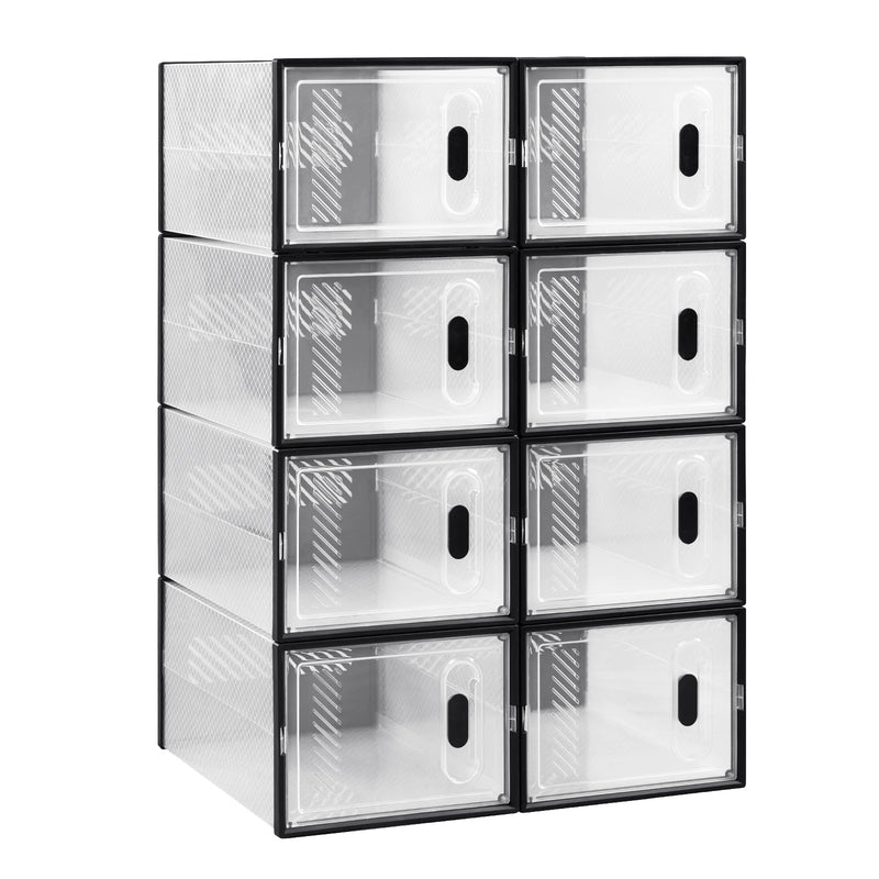 Cajas de zapatos apilables con puerta magnéticaZapaterosHome & Garden > Household Supplies > Storage & Organization > Clothing & Closet Storage > Shoe Racks & Organizers > Shoe Organizers
