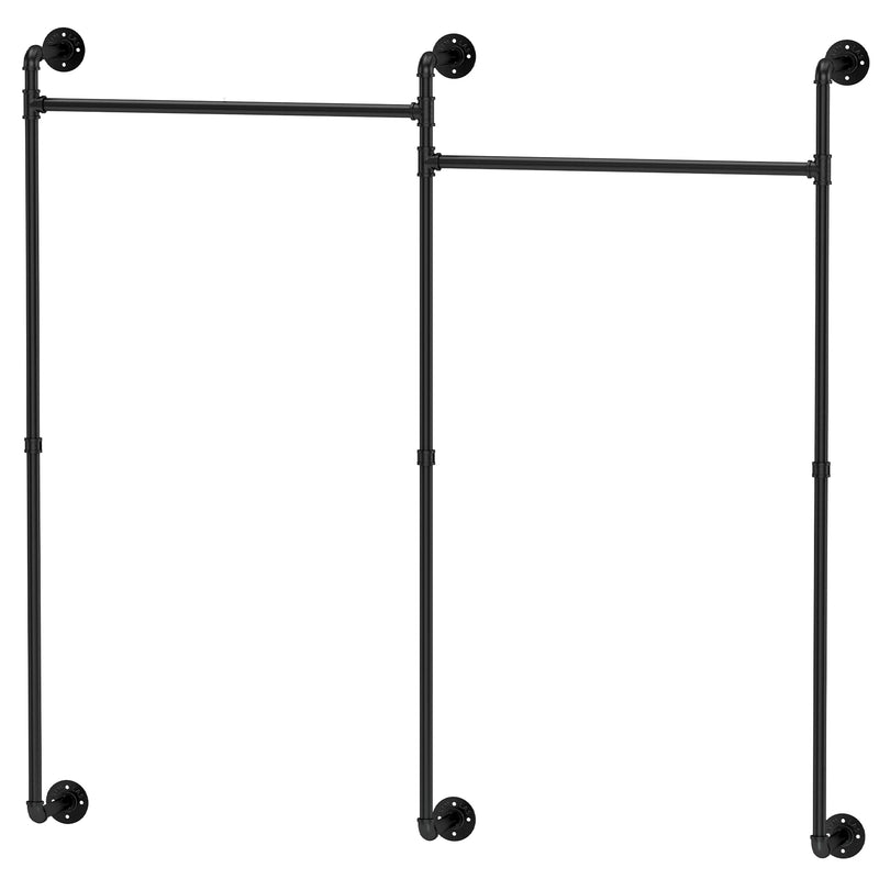 Barras de hierro para ropa estilo industrial montado en paredColgadoresHome & Garden > Household Supplies > Storage & Organization > Clothing & Closet Storage > Closet Organizers & Garment Racks > Garment Racks